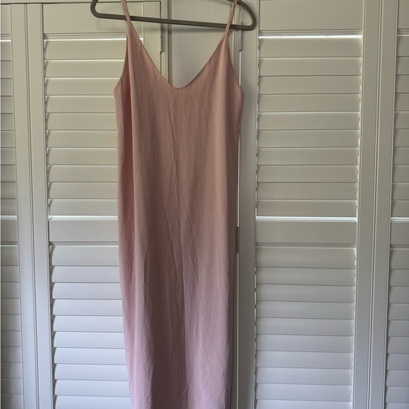Everlane Pink Slip Midi Dress - Picture 6 of 7